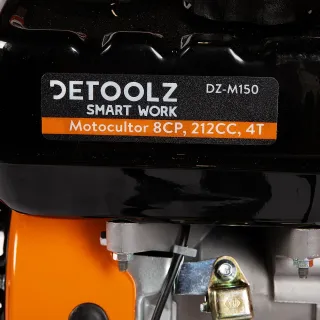 Мотофреза бензинова с фрези Detoolz DZ-M150/ 8 к.с. Мотофреза бензинова с фрези Detoolz DZ-M150/ 8 к.с.