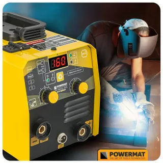 Инверторен заваръчен апарат POWERMAT PM-IMGTS-160L/ 160A