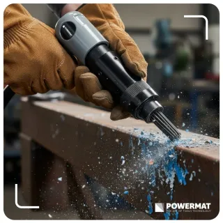 Пневматичен иглен чук Powermat PM-PMI-19T/ 0,63 MPa Пневматичен иглен чук Powermat PM-PMI-19T/ 0,63 MPa