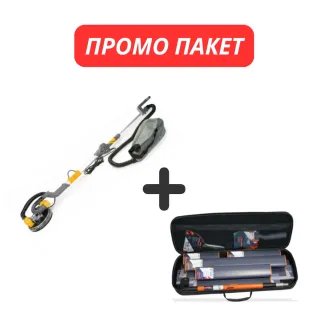 Промо комплект жираф за шлайфане на стени и тавани POWERMAT PM-DG-1500M + ножове за шпакловане Edma EDMABLADE S