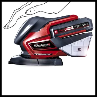 Акумулаторен виброшлайф Einhell TE-OS 18/150 Li Solo/ 18V