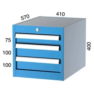 Шкаф с 3 чекмеджета KOCEL- 1040