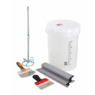 Комплект за смесване на шпакловъчен разтвор AWTools AW30330BL/ 5 части