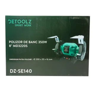 Двоен шмиргел Detoolz DZ-SE140/ 350W/ Ø200 мм