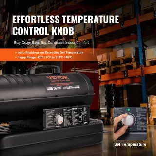 Дизелов калорифер VEVOR DG-K70/ 70 000 BTU / термостат / LED-дислей, 20kW Дизелов калорифер VEVOR DG-K70/ 70 000 BTU / термостат / LED-дислей, 20kW