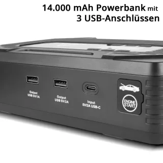 Многофункционално устройство 4 в 1 STAHLWERK PB-1400 ST/ 400A/ 14000 mAh