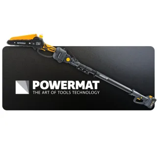 Комплект акумулаторни кастрачка и лозарска ножица с телескопичен прът Powermat PM-PSWA-21V-3M/ 21V/ 2x3Ah Комплект акумулаторни кастрачка и лозарска ножица с телескопичен прът Powermat PM-PSWA-21V-3M/ 21V/ 2x3Ah