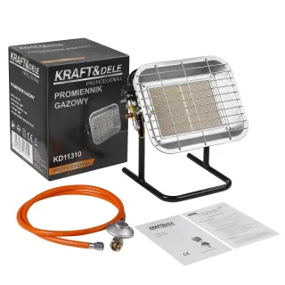 Газов отоплител KraftDele KD11310/ 4.5kW/ с маркуч Газов отоплител KraftDele KD11310/ 4.5kW/ с маркуч