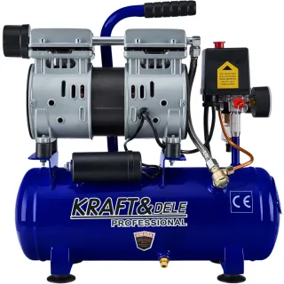 Безмаслен компресор KraftDele KD4098/ 550W/ 230V/ 9л Безмаслен компресор KraftDele KD4098/ 550W/ 230V/ 9л