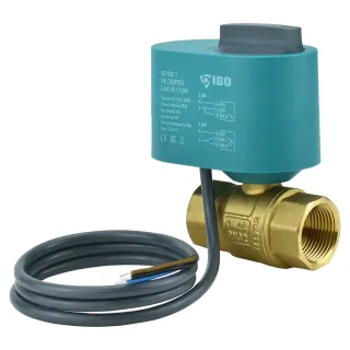 Спирателен вентил със задвижка - затворен IBO MIX 1 UNI CONTROL DN20/ 230V