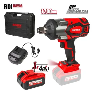 Акумулаторен гайковерт Raider RDI-IBW06/ 20V/ 4Ah