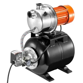 Самозасмукваща помпа за плитки кладенци с разширителен съд VEVOR FSGP1000Cinox-2/ 745W Самозасмукваща помпа за плитки кладенци с разширителен съд VEVOR FSGP1000Cinox-2/ 745W