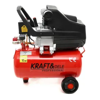 Компресор за въздух + пневматичен комплект KraftDele KD400-3/ 24л / 3.8к.с./ 2.8kW Компресор за въздух + пневматичен комплект KraftDele KD400-3/ 24л / 3.8к.с./ 2.8kW