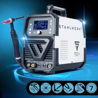 Цифров заваръчен апарат STAHLWERK AC/DC TIG 200 ST 1033/ 200A