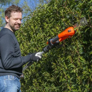 Акумулаторна телескопична ножица за трева/храсти Power Plus POWDPG75310/ 20V