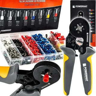 Клещи за кримпване Powermat PM-ZDTK-175T/ 175 мм