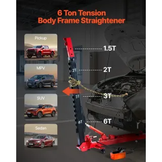 Инструмент за изправяне на каросерии на автомобили с крик VEVOR JT-20/ 6 т Инструмент за изправяне на каросерии на автомобили с крик VEVOR JT-20/ 6 т