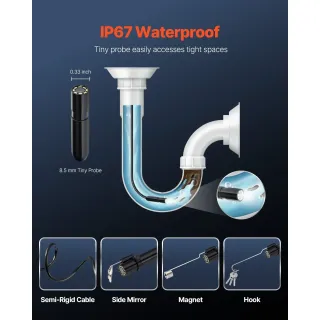 Ендоскопска камера VEVOR SM7/ 15 м