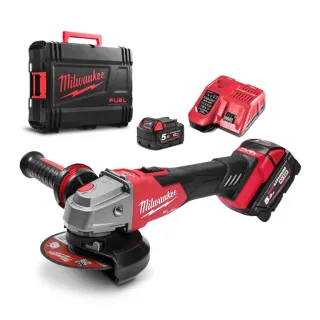 Акумулаторен ъглошлайф Milwaukee M18 FSAG125XB-502X/ 18V/ 2x5Ah