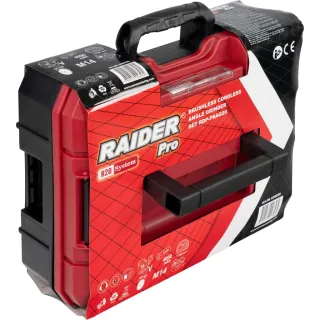 Акумулаторен ъглошлайф RAIDER RDP-PBAG20 Set R20/ 20V/ 4Ah