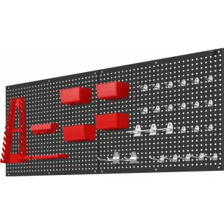 Метален перфориран панел за инструменти KraftDele KD11897/ 112 х 45 см