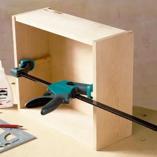 Дърводелска стяга с пластмасови челюсти WOLFCRAFT EHZ Easy 75 х 150 мм