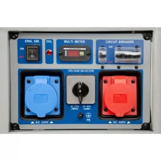 Бензинов генератор за ток HYUNDAI HY 8001-Т/ 400V/ 7.5 kW/ 25л Бензинов генератор за ток HYUNDAI HY 8001-Т/ 400V/ 7.5 kW/ 25л