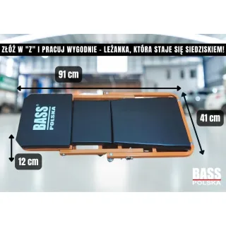 Автомонтьорска лежанка и стол 2 в 1 BASS POLSKA 3083 Автомонтьорска лежанка и стол 2 в 1 BASS POLSKA 3083