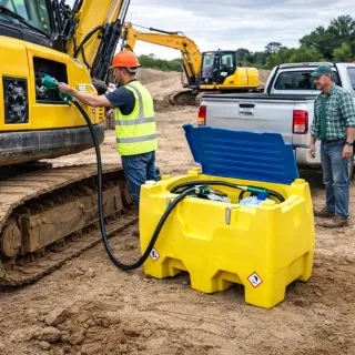 Мобилен резервоар за зареждане с гориво (дизел) CIMEX Tank2Go 260/ 260л Мобилен резервоар за зареждане с гориво (дизел) CIMEX Tank2Go 260/ 260л