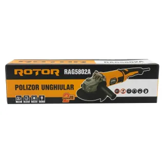 Електрически ъглошлайф ROTOR RAG5802A/ 1400W/ 180 мм