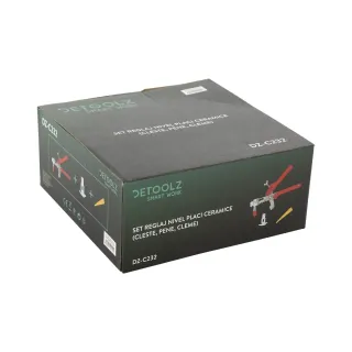 Комплект за нивелиране на плочки Detoolz DZ-C232 Комплект за нивелиране на плочки Detoolz DZ-C232