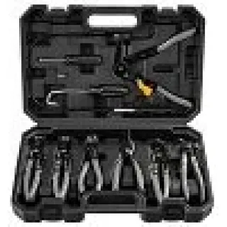 Комплектът клещи за пружинни скоби с жило Powermat PM-SDOZ-9T/ 9 части