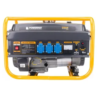Бензинов генератор POWERMAT PM-AGR-3000M2S/ AVR/ 3kW/ 15л