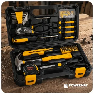 Комплект отвертки, чук, клещи и др. монтажни аксесоари Powermat PM-ZW-126ZN/ 126 бр. Комплект отвертки, чук, клещи и др. монтажни аксесоари Powermat PM-ZW-126ZN/ 126 бр.