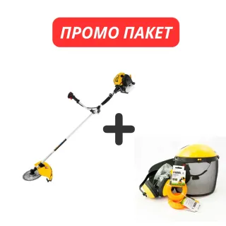 Комплект бензинов тример и защитен комплект DENZEL DT-52 + 963817/ 2hp