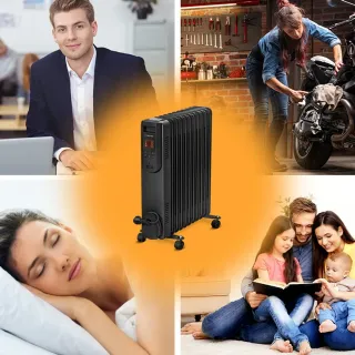 Маслен радиатор TROTEC TRH 25 E/ с термостат и дистанционно/ 2,5kW Маслен радиатор TROTEC TRH 25 E/ с термостат и дистанционно/ 2,5kW