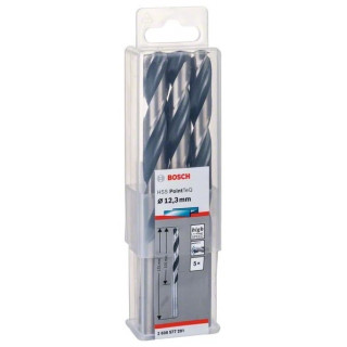 Свредло HSS за метал PoinTec 12.3 mm на Bosch комплект 5 бр.