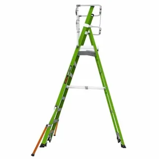 Стълба с предпазен кош Little Giant Safety Cage 1x8