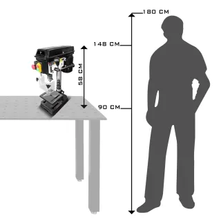 Колонна бормашина STAHLWERK BD-350 ST/ 350W
