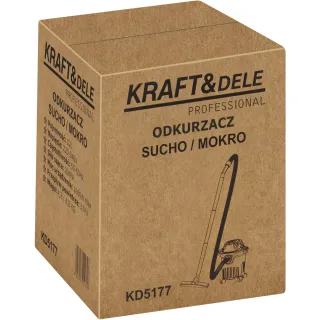 Прахосмукачка за сухо и мокро KraftDele KD5177/ 1600W/ 12л Прахосмукачка за сухо и мокро KraftDele KD5177/ 1600W/ 12л