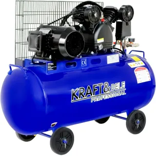 Маслен компресор KraftDele KD4055/ 3.4kW/ 400V/ 100л Маслен компресор KraftDele KD4055/ 3.4kW/ 400V/ 100л