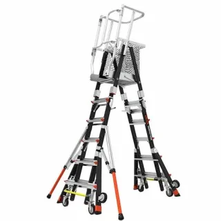Стълба с предпазен кош Little Giant Compact Safety Cage 6-10/ 183-305 см