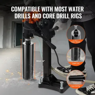 Боркорона за ядково пробиване с диамантен диск VEVOR 108400BC/ 108 мм