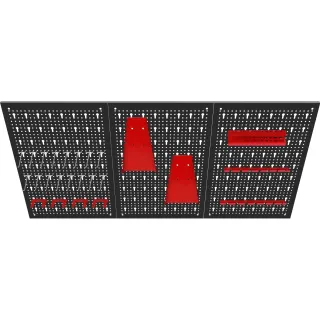 Метален перфориран панел за инструменти KraftDele KD11895/ 120x60 см