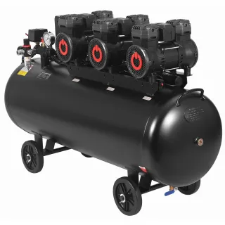 Безмаслен компресор + сепаратор и манометър Kraftdele KD4084/ 3x2200W/ 200 л Безмаслен компресор + сепаратор и манометър Kraftdele KD4084/ 3x2200W/ 200 л