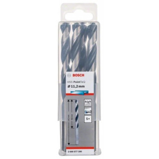 Свредло HSS за метал PoinTec 11.2 mm на Bosch комплект 5 бр.