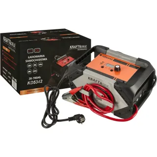 Зарядно устройство за акумулатори със стартова функция KraftDele KD5342/ 12/24V/ 20-700Ah/ 220A Зарядно устройство за акумулатори със стартова функция KraftDele KD5342/ 12/24V/ 20-700Ah/ 220A