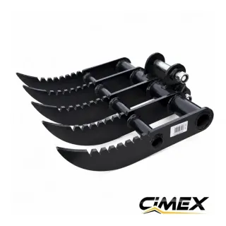 Гребло за мини багер CIMEX CHE12RS-R/ 400 мм