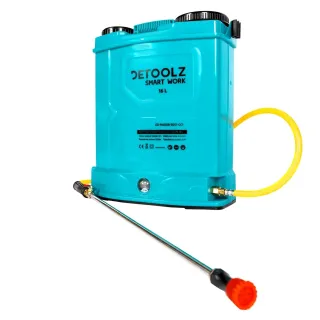 Акумулаторна пръскачка Detoolz DZ-PA1008-S001-G01/ 12V / 8Ah/ 16 л