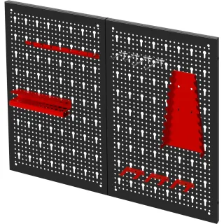 Метален перфориран панел за инструменти KraftDele KD11896/ 80x60см Метален перфориран панел за инструменти KraftDele KD11896/ 80x60см